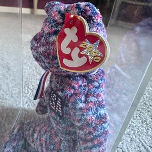 Ty Multicolored Bear USA bear 2000